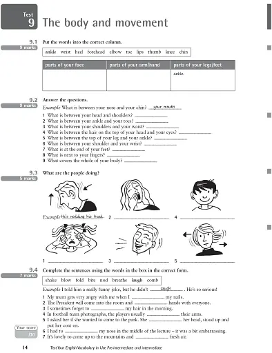 Test Your English Vocabulary in Use Pre-intermediate and Intermediate with Answers 3rd Edition - фото 10