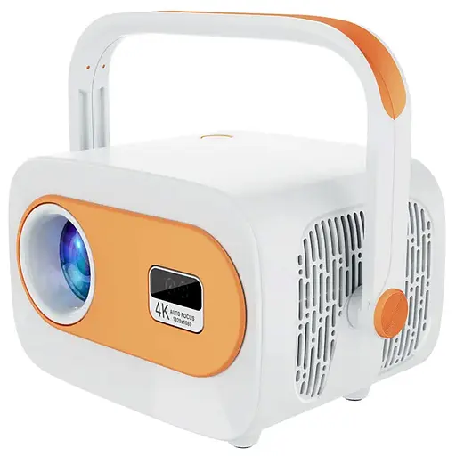 Проектор 4k Android JY325 White/Orange - фото 4