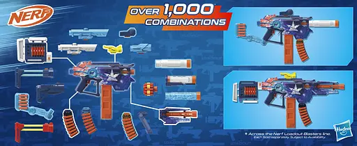 Бластер игрушечный Nerf Loadout Galactic Commander (G1580) - фото 7