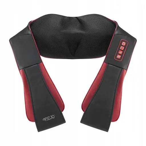 Накидка-масажер 4FIZJO Shiatsu Pro+ для шиї та спини 4FJ0565 Black/Red (P-5907739319074) - фото 13