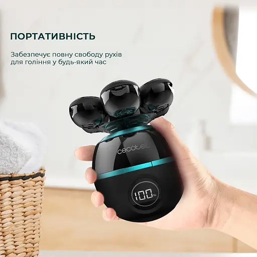Електробритва CECOTEC Shamers Bamba PrecisionCare Skull Shaver (CCTC-04443) - фото 4