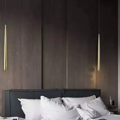 Світильник NUT ONE у золотому корпусі в стилі модерн Line.F MJ 123/550 GD - фото 1