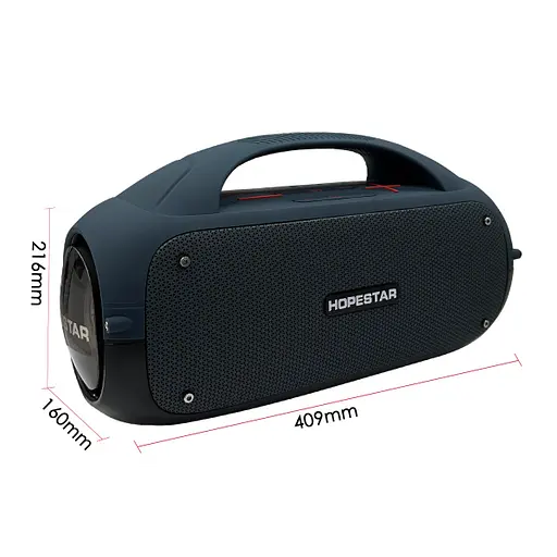 Портативная колонка Hopestar A50 Party, 80W/TWS/IPX5/RGB/8800mAh, Orange - фото 2