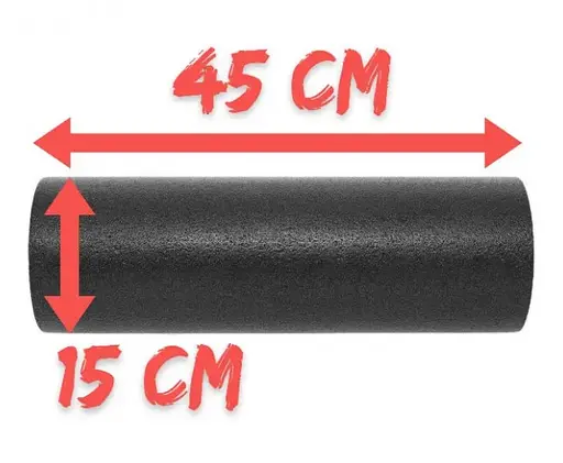 Набір для масажу та йоги PowerPlay PP_4095 EPP (Ролик 45*15 + 2-ва мячі) Red + гумка 11 кг (PP_4095_Red) - фото 8