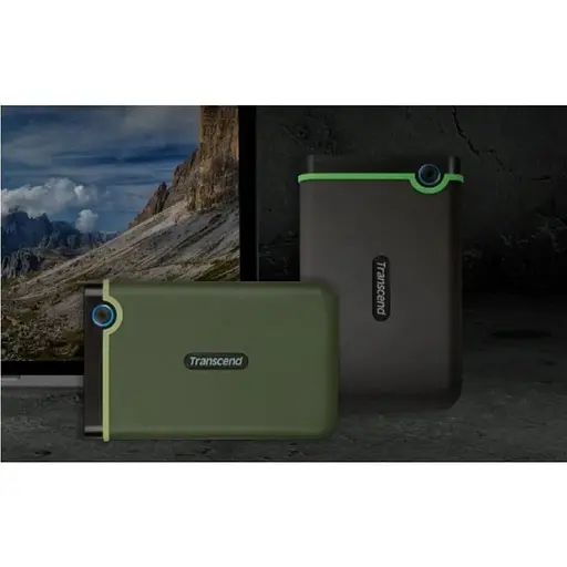 Зовнішній жорсткий диск Transcend StoreJet 25M3 1TB (TS1TSJ25M3G) Military Green [42306] - фото 7