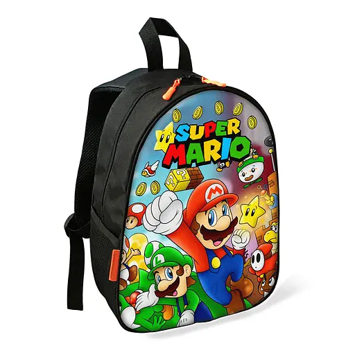 Рюкзак Супер Марио детский школьный/городской 34х27х13 см для мальчика (02448)