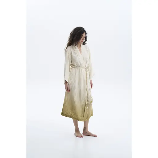 Халат Lotus Home Nitra muslin green S/M (svt-2000022351065) - фото 7