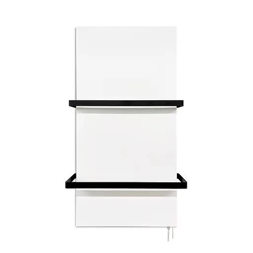 Полотенцесушитель TehnoTerm STT-550dt с терморегулятором белый до 15 м², сушилка для полотенец на 550 Вт