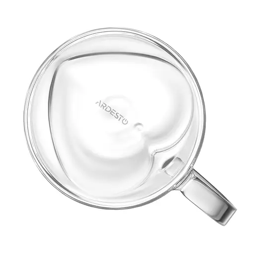 Набір чашок Ardesto з подвійними стінками 250 мл 2 шт. боросилікатне скло (AR2625BHL) - фото 3