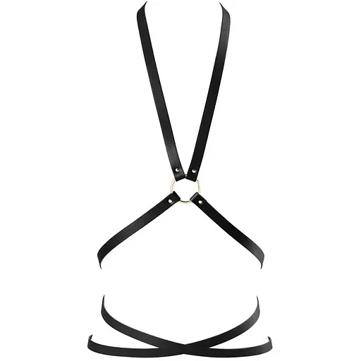 Портупея из экокожи Bijoux Indiscrets Ma – Multi-Way Body Harness Black