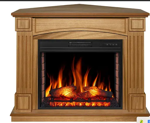 Каминокомплект ArtiFlame BOSTON AF28S СВЕТЛЫЙ ДУБ  (со звуком)