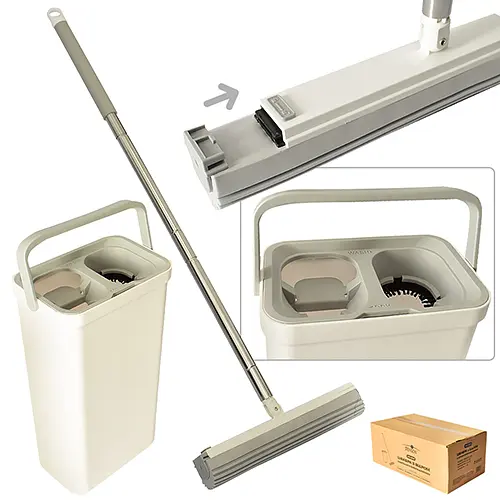 Швабра з відром 22*14.5*38*5 з автоматичним віджимом 125*32.7 Stenson MH-3859 - фото 2