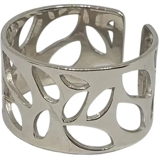 Серебряное незамкнутое кольцо Qvaliz. 90101320ГЛЯН 18