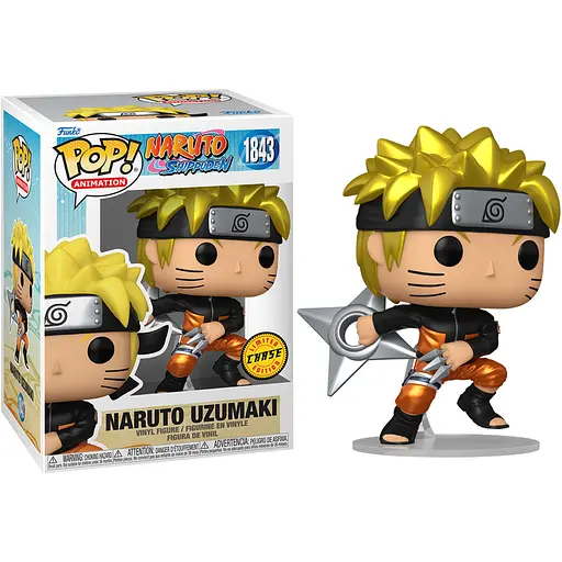 Ігрова фігурка Funko Pop! Naruto Shippuden Naruto Uzumaki з кунаями та cюрікеном (83804) - фото 5
