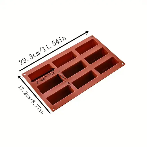 Силіконова форма для глазурованих сирків, батончиків, цукерок та льоду, Kitchen Master Коричневий 87343 - фото 3