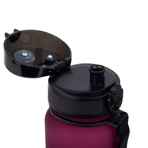 Пляшка для води UZSPACE 3053(Burgundy) 800 мл, бордова - фото 3