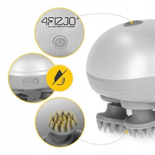 Электрический массажер для головы 4FIZJO Smart Head Massager 4FJ0619 White (P-5907739319500) - фото 5