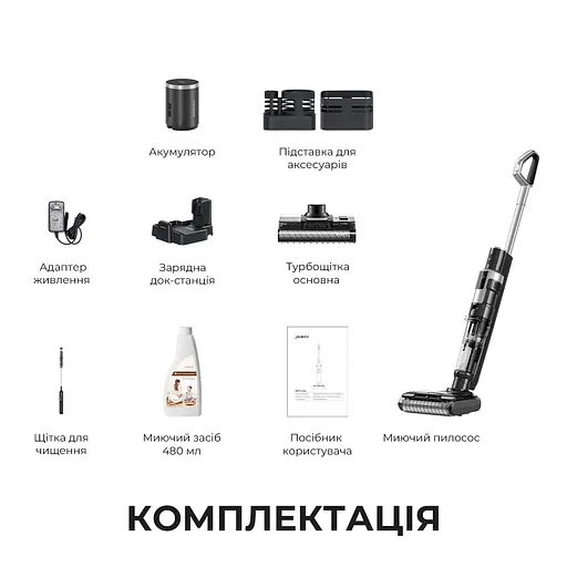 Бездротовий миючий пилосос Jimmy HW9 - фото 12