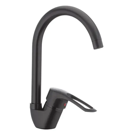 Змішувач для кухні Cron Hansberg 777-G black CR0791 Чорний матовий - фото 1