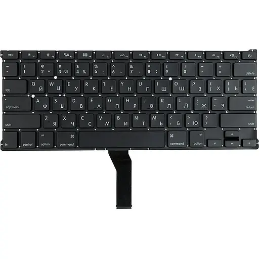 Клавиатура для ноутбука APPLE A1369, A1466 (Macbook Air 13.3") черный, без фрейма