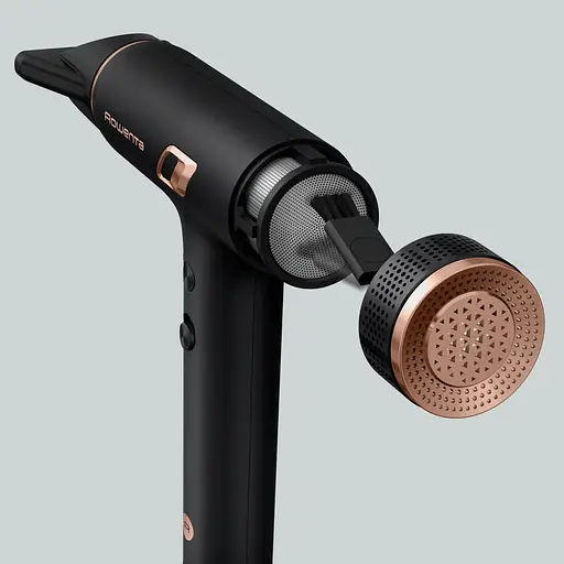 Фен Rowenta T-Shape Maestria Nano, 1700Вт, 3 режима, диффузор, ионизация, холодный обдув, черный - фото 6