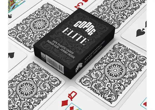 Карти гральні United States Playing Card Company Copag Elite 100% Plastic Jumbo Index (в асортименті) (ВР_КГКЕ100) - фото 6
