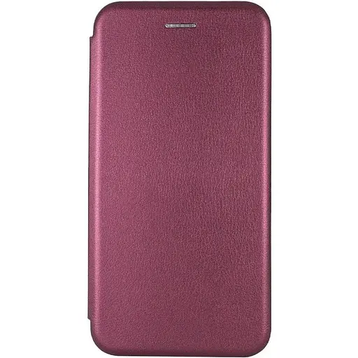 Кожаный чехол-книжка Epik Classy для Xiaomi Redmi Note 14 4G (Int. version) Бордовый