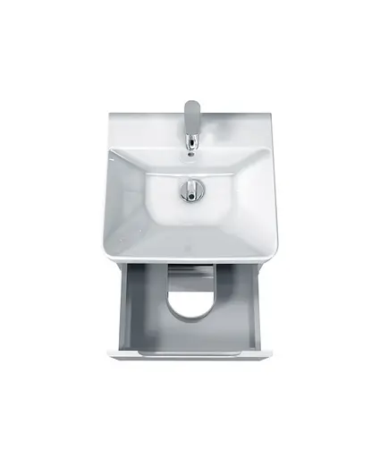 Тумба Мойдодир Malaga 50-A Білий з умивальником Vivace 50 Білий - фото 6