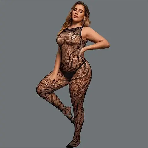 Бодістокінг спокусливий з відкритим доступом L-XXL