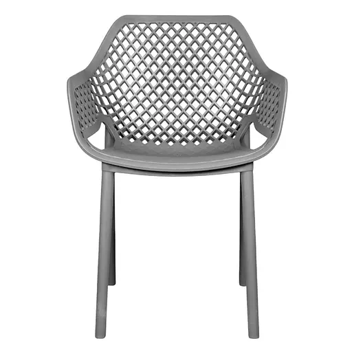 Стілець садовий пластиковий Bica Aria бежево-сірий - фото 2