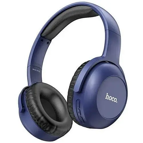 Накладні bluetooth навушники Hoco W33 Art sount BT headset | BT5.0, AUX, Type-C, 10h, 250 mAh | blue