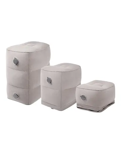 Трехступенчатая надувная подушка для ног TravelSky с многофункциональным чехлом для надувания и переноски (1230-02)