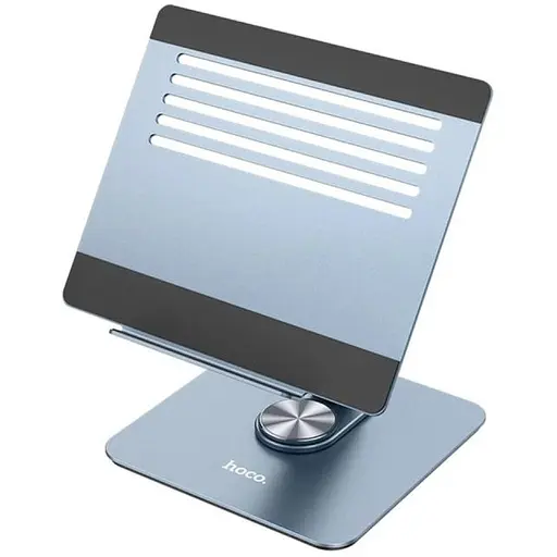 Підставка для ноутбука Hoco PH52 Might metal rotating tablet desktop holder Metal Gray