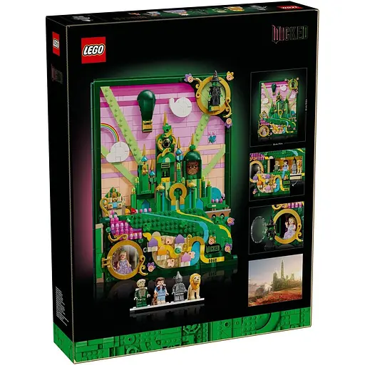 Конструктор LEGO Wicked Эмеральд-сити Настенный декор 1518 деталей (75685) - фото 4