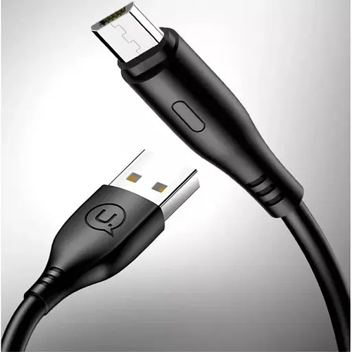 Кабель Usams U18 Round USB-A to Micro-USB 2A Black [66985] - фото 4