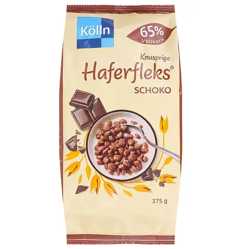 Каша овсяная Kolln с кусочками шоколада 375 г