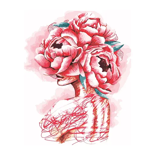 Картина по номерам "Цветочные мечты" Strateg VA-3028 40х50 см (4820220569264) - фото 1