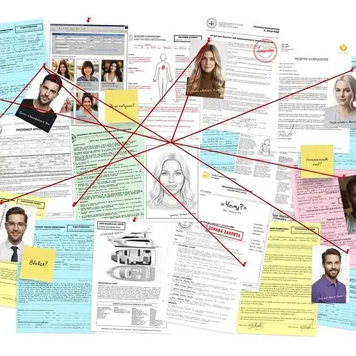 Настольная игра Unlock Games Место преступления: Убийство на острове Эльдранн (укр.) (ВР_МЗВОЕ) - фото 4