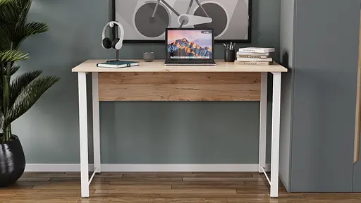 Комп'ютерний стіл Ferrum-decor Курт 75x140x60 білий ДСП Дуб Сан-Марино 16мм (FRD-102219) - фото 3