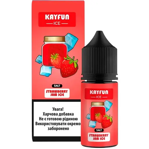 Набір компонентів для самозамісу сольової заправки Flavorlab Kayfun Ice Strawberry Jam Ice Полуничний джем 30 мл, 0-50 мг (18738) - фото 1