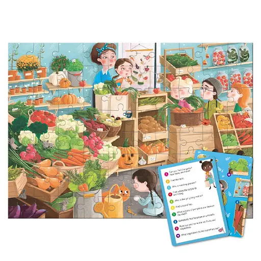 Детский пазл Ищи и находи "Дары осени" DoDo Toys 300666, 80 элементов - фото 3