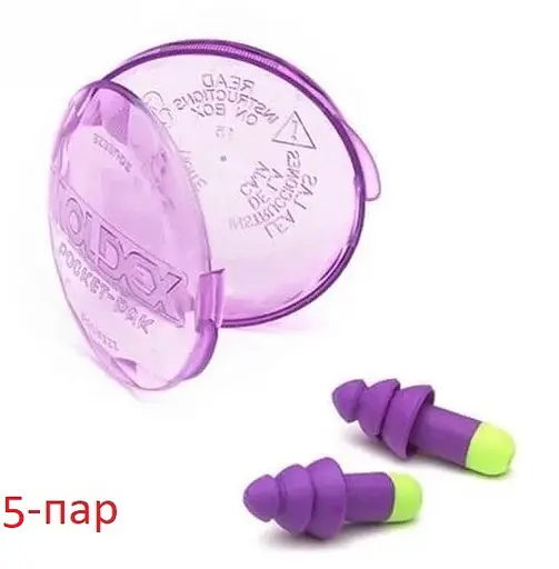 Багаторазові беруші Moldex Rockets SNR 30 дБ 5 пар (881-02-5p)