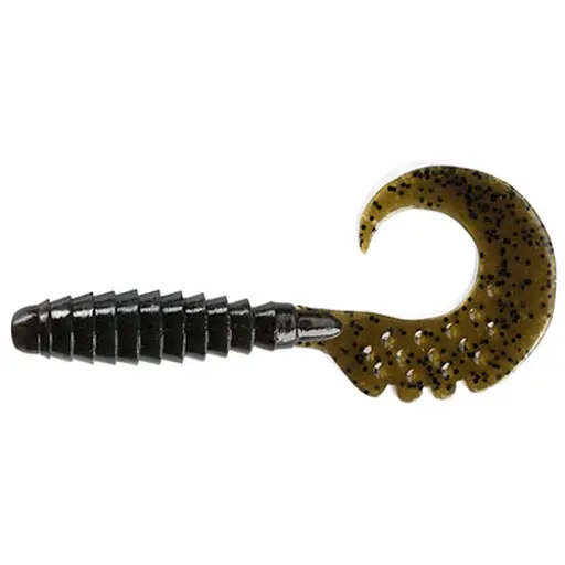 Силікон FishUP Fancy Grub 2.5" #043 - Watermelon Brown/Black (10 шт/уп)