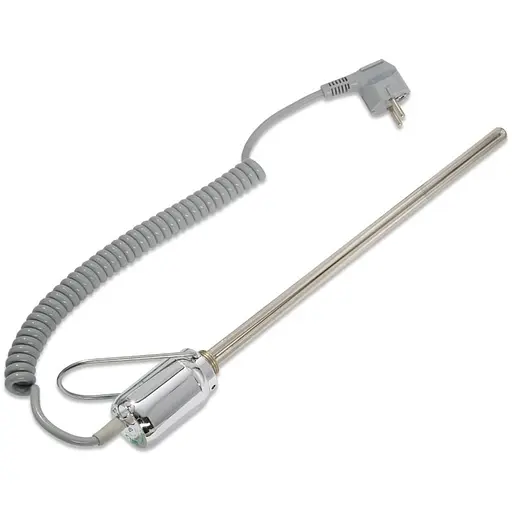 Електронагрівач ТЕН Cini для рушникосушки хром 900W 71401045 - фото 1