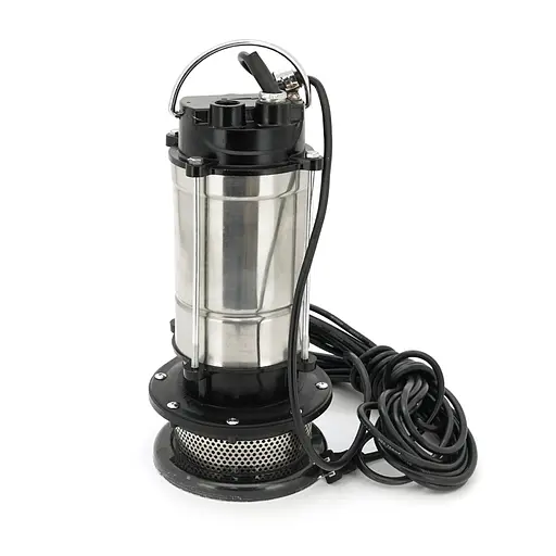 Занурювальний насос 370W 220V 2 м³/год підйом 10 м 25 мм нержавіюча сталь 380х195х200 мм 4,3 кг + перехідник - фото 3