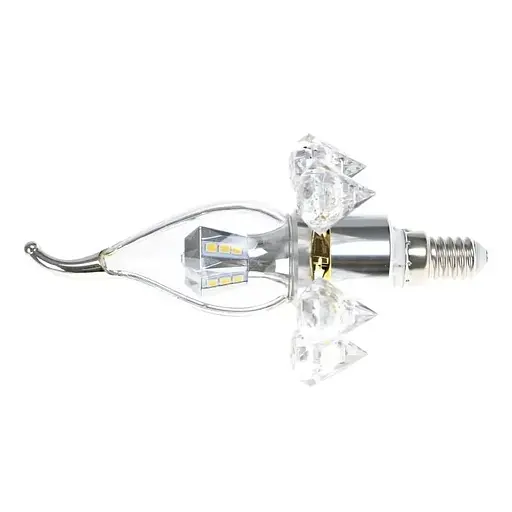 Лампа Brille світлодіодна LED E14, 5W 20 pcs NW CL37-A SMD2835 silver 220 В