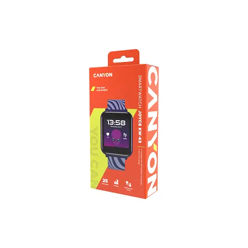 Смарт-годинник Canyon Joyce KW-43 DUAL BT Music Blue (CNE-KW43BL) - фото 7