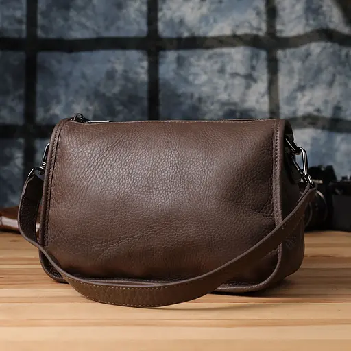 Женская сумка Vintage на плечо из натуральной кожи 27х18х11 см sum0027627 - фото 9