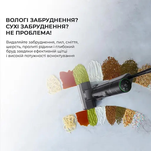 Вертикальний миючий пилосос Dreame Wet&Dry Vacuum Cleaner H12 Pro (HHR25A) - фото 8