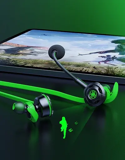 Проводные игровые наушники для телефона Plextone M762 G30 с микрофоном (Зеленый) - фото 5